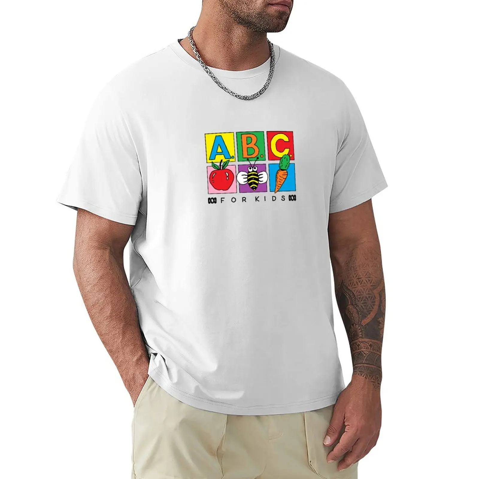 

ABC for Kids Classic Logo T-shirt plain customs design your own Men's clothing