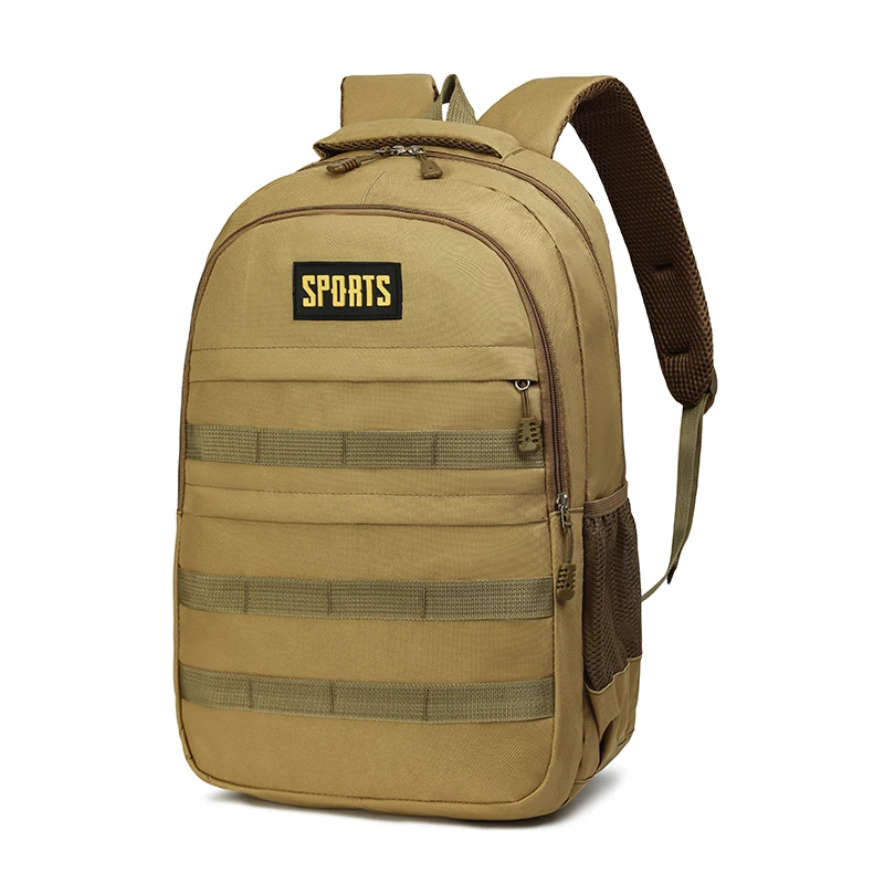 Ransel kamuflase dengan kompartemen laptop |   Tali bahu yang dapat disesuaikan, penutup ritsleting, cocok untuk eksplorasi luar ruangan