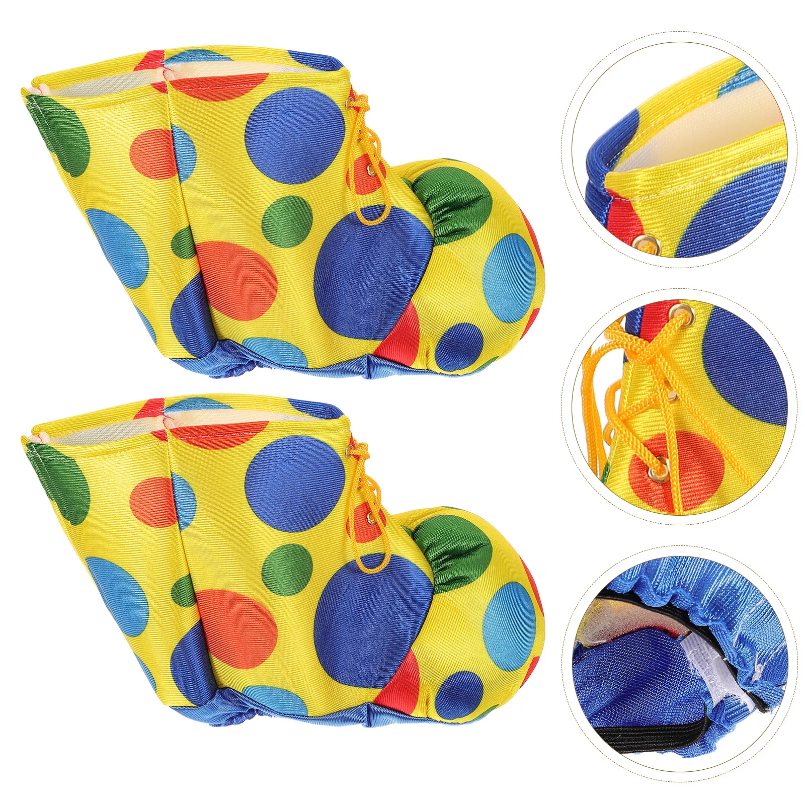 

1Pair Clown Shoes Comfortable Durable Lightweight Clown Costume Shoes for Halloween Party Cosplay Performance Props