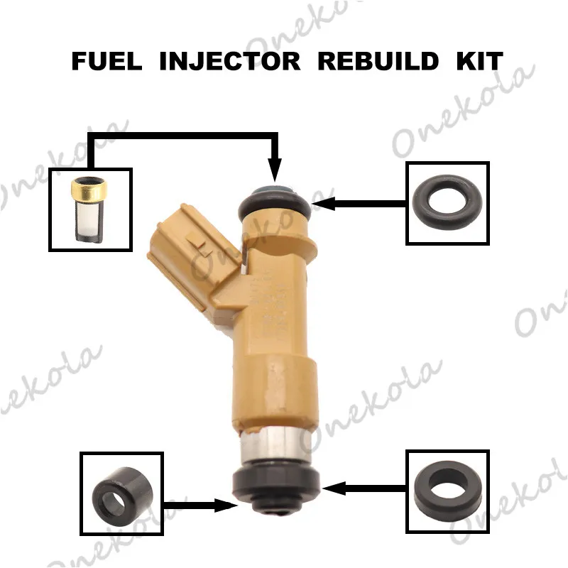 

Fuel Injector repair kit Orings Filters for Toyota 2005-2010 Reiz GRX12 GRS18 23250-0P050 23209-0P050