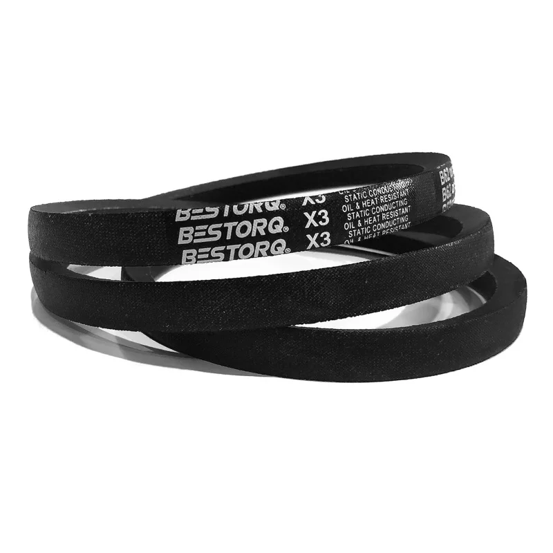 

A84 or 4L860 V-Belt, Classic Wrapped Rubber X3 V-Belt, Black, 86" Outside Circumference x .51" Width x .34" Height, of 5