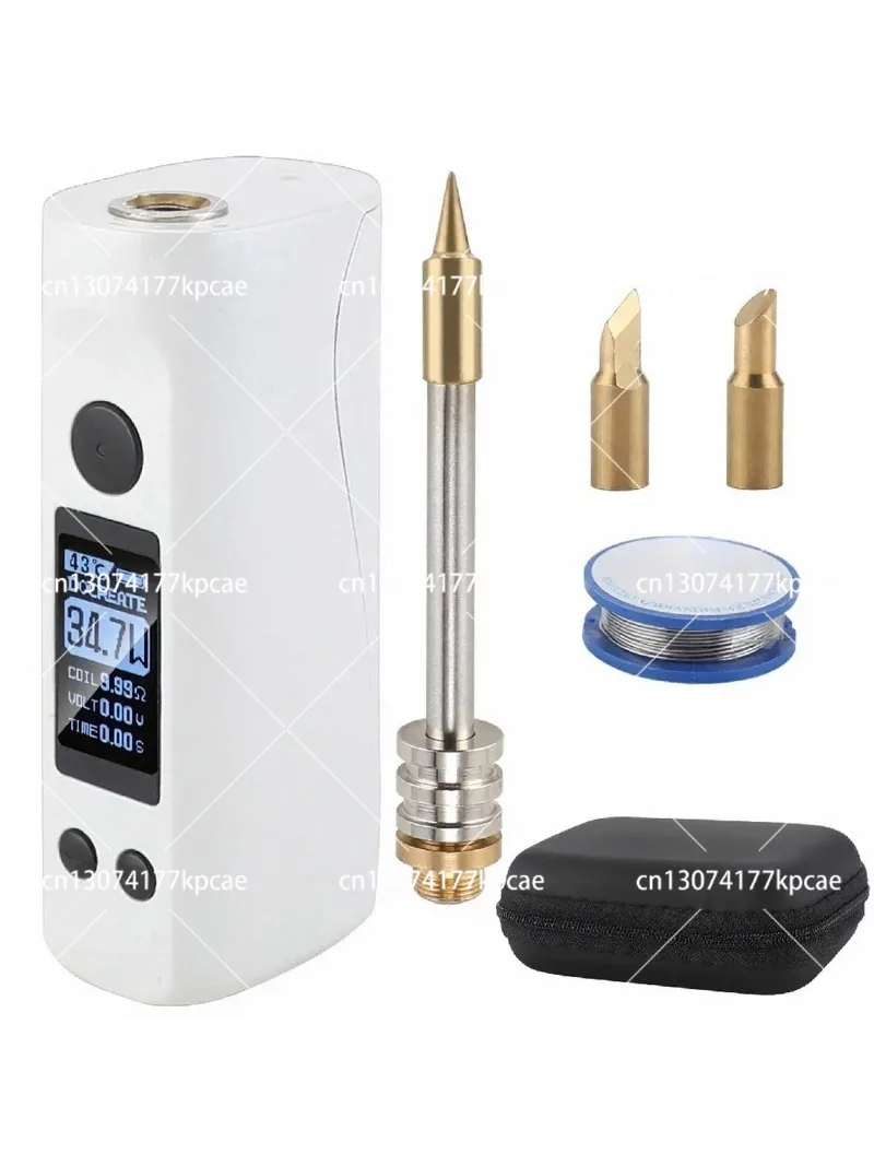 Large Screen Wireless Portable Usb Charging Electric Soldering Iron 75W  L Welding Repair 510 Interface Constant Temperature