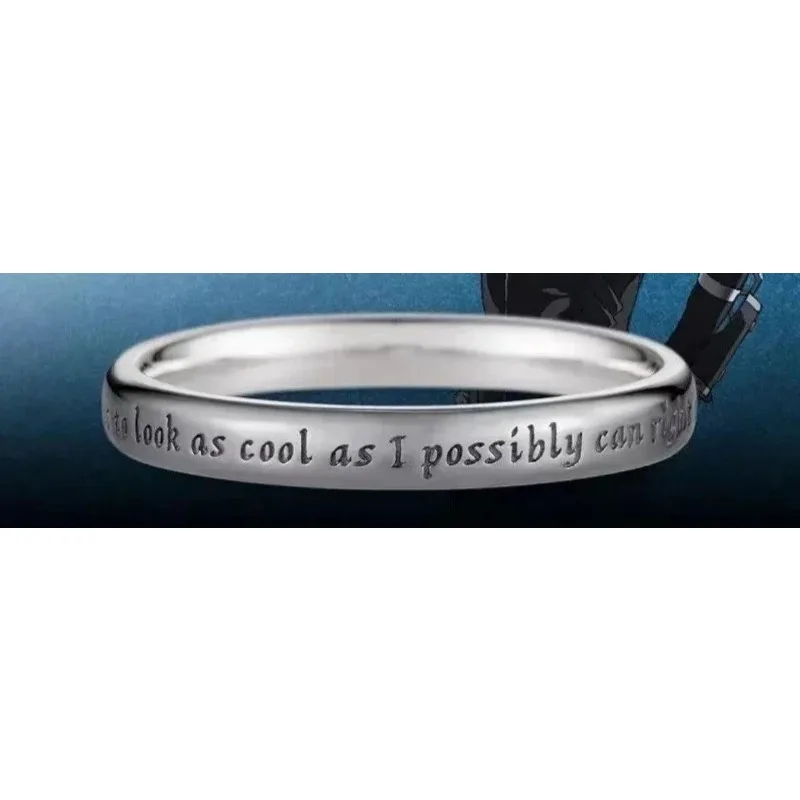 Eren Jaeger Mikasa Ackerman Armin Arlert Popular Anime Peripheral Character Rings with The Same Style Comic Exhibition Gifts