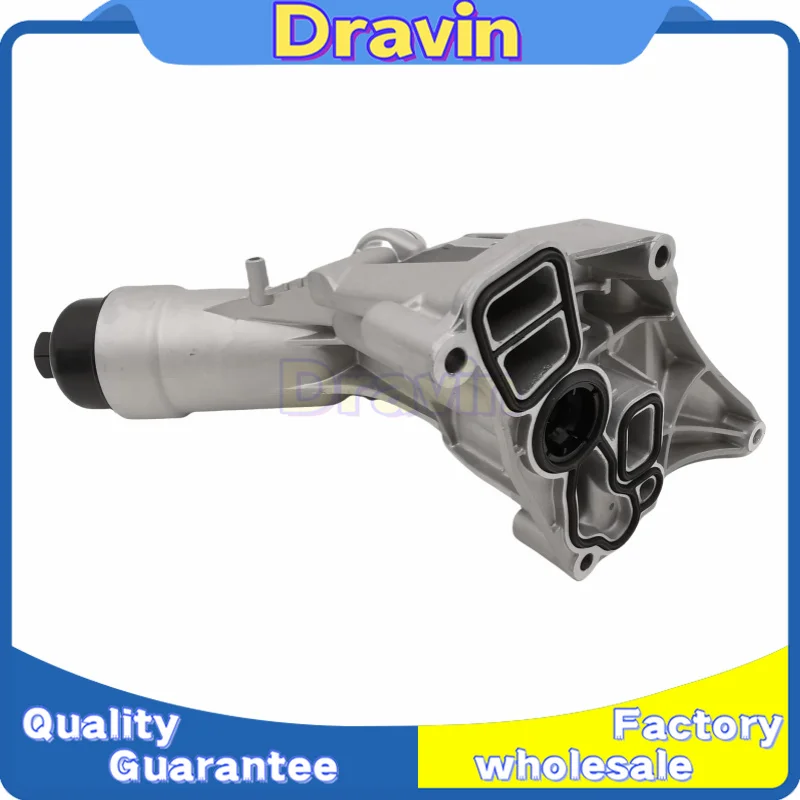 مبيت فلتر زيت المحرك الجديد من الألومنيوم لمحرك BMW N47 B48 B47 1234567 Series E87F20F30F07F10F0 11428596283 11428576429
