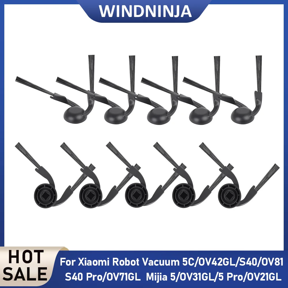 Ersatzteile für Seitenbürsten für Xiaomi 5C/OV42GL S40/OV81 S40 Pro/OV71GL Mijia 5/OV31GL 5 Pro/OV21GL Roboterstaubsauger-Zubehör