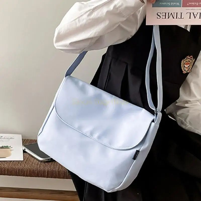 

X90D сумка через плечо женская модная нейлоновая сумка почтальона простая сумка на одно плечо