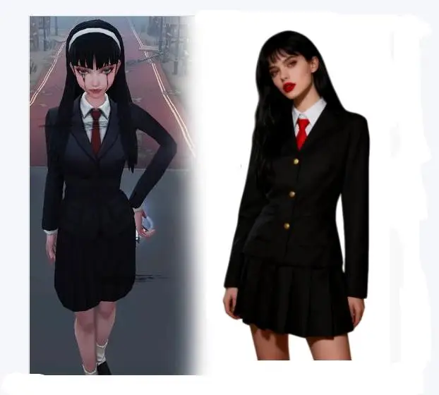تومي كاواكامي تأثيري حلي لعبة الهوية V إيتو جونجي كاواكامي تومي بنات JK زي مدرسي فستان حفلة الهالوين كرنفال