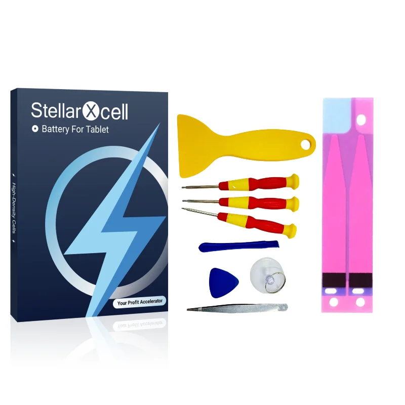 Batería de tableta StellarXcell para iPad 2 3 4 5 6 7 8 9 10, iPad Air 1 2 3 4 5, iPad mini 2 3 4 5 6, iPad Pro 9.7 10.5 11 12.9 6