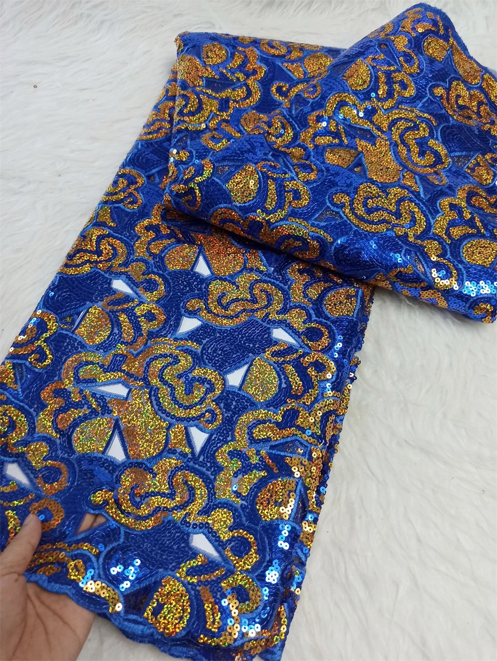 Luxury High Quality African Handmade Beaded Lace Fabric 2025 Sewing Sequin Embroidery Nigeian Lace Fabric Women Wedding  A1172-1