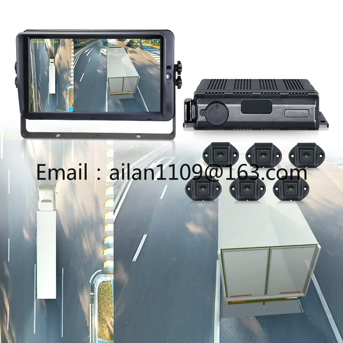 6CH Factory 360 Bird View 360 Degree Camera System Truck Larger Truck Camera System 3D IMAGE 360 Truck Camera System