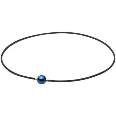 

New Necklace Blue Earth Collar Exquisite Plating Blue Clavicle Chain Does Not Fade Neck Chain Soft Rope Does Not Hurt the Skin
