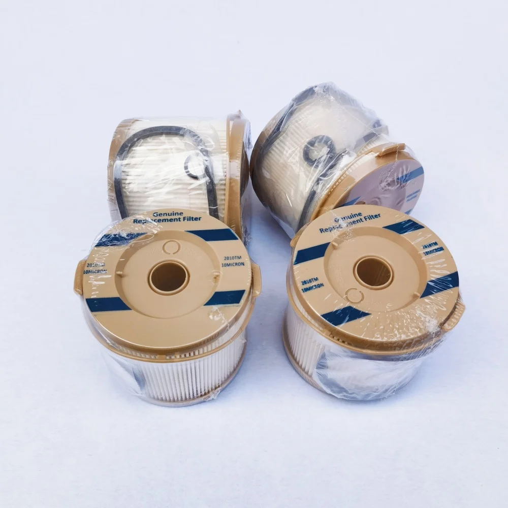 4Pcs 2010TM Filter Element For 500FG 500FH Diesel Engine Fuel Filter Water Separator Replacement 10 Micron