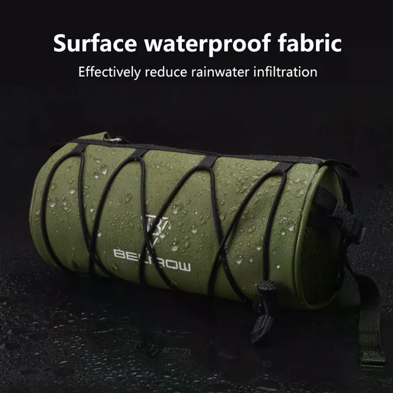 High-Capacity Waterproof Bike Bag for Handlebar, Suitable for Road and Mountain Bikes