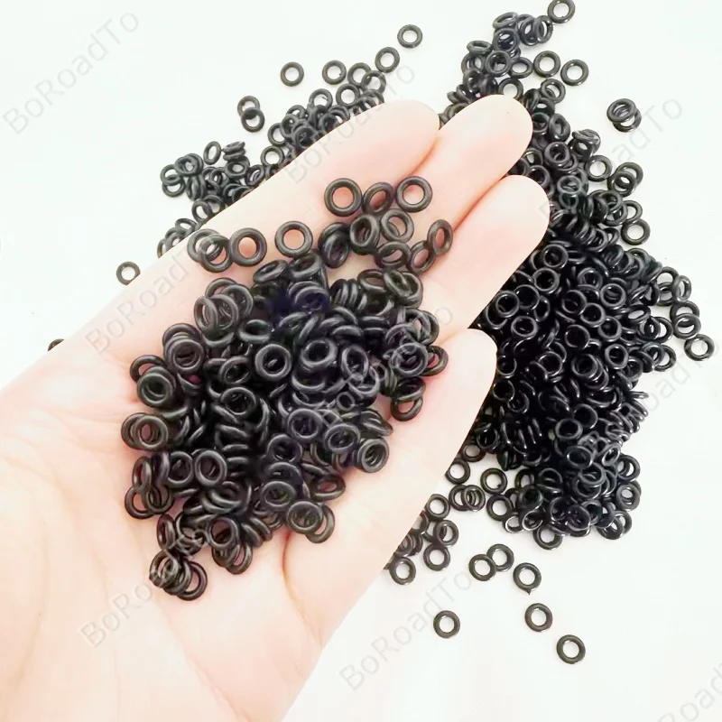 10pcs Black Rubber Rings