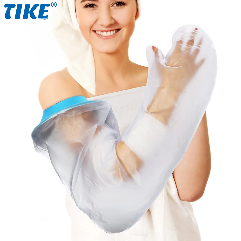 

TIKE Waterproof Arm Cast Cover for Shower Long Protector Cover Soft Comfortable Watertight Seal To Keep Wounds Dry Bath Bandage