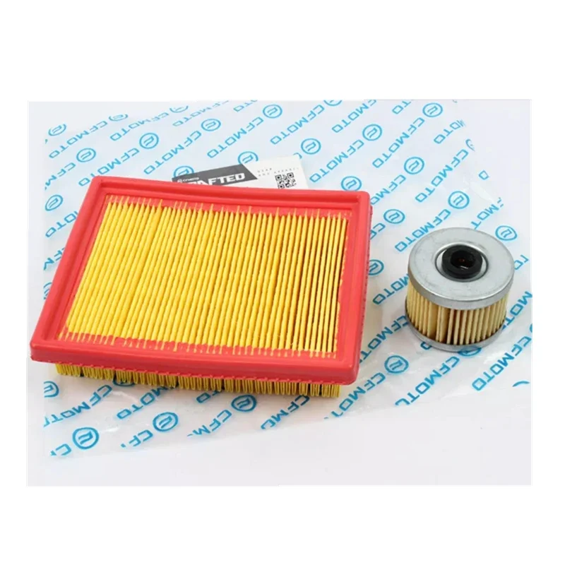 2 Pcs Motorcycle Original Parts Air Filter Clearner Oil Filter For CFMOTO 250NK 250SR CF250NK CF250SR CF MOTO NK250 SR250