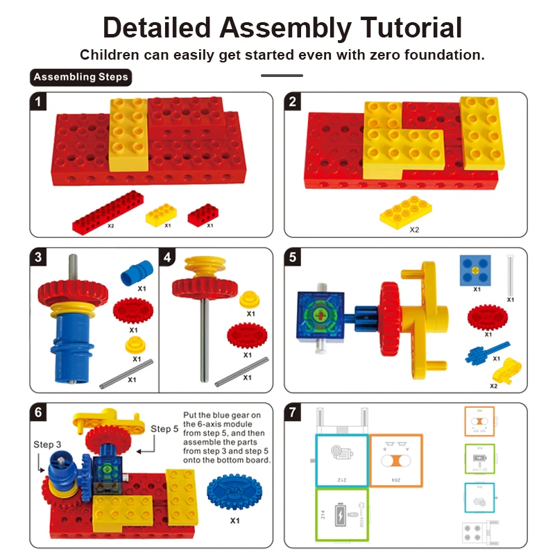 Educational Coding Blocks Building Set for Kids - STEM Logic Thinking Training Programming Toy for Ages 8 plus
