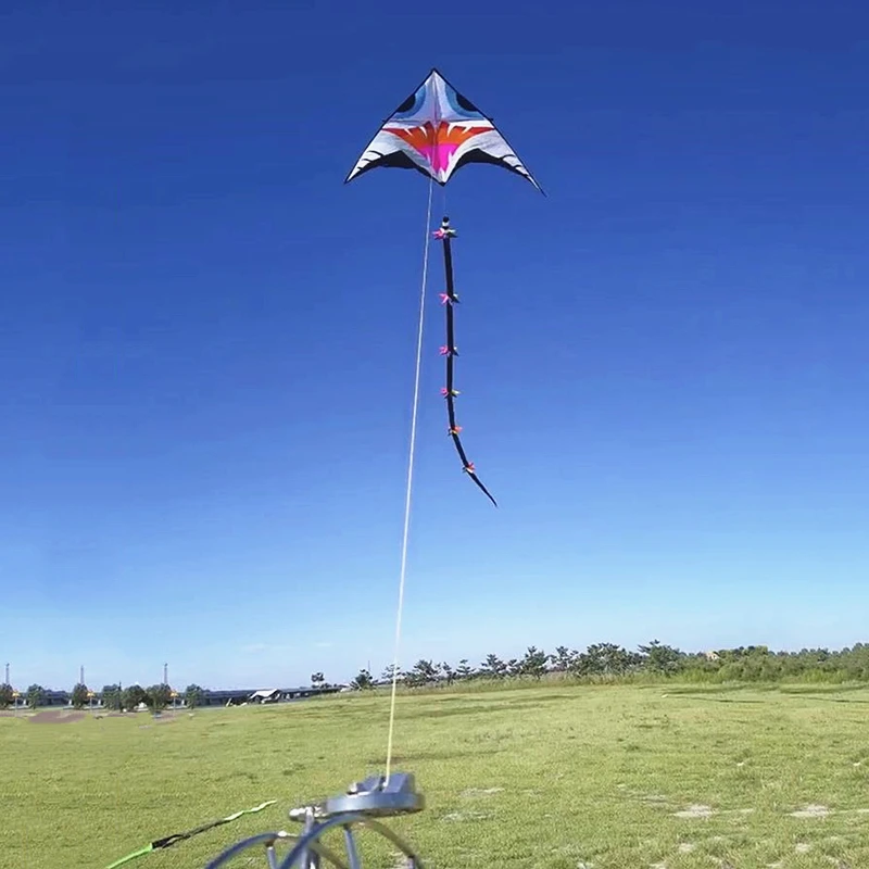 Gratis verzending 18 m gigantische vlieger staarten 3d vliegers windzakken vliegers speelgoed voor kinderen vislijnen kite pakket gigantische outdoor games