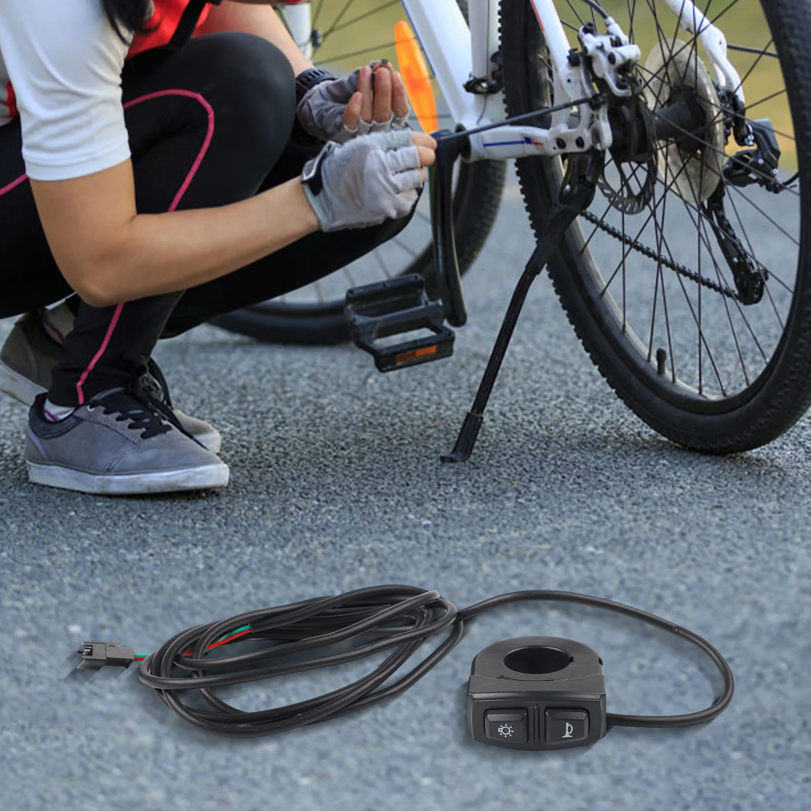 للأضواء العامة دراجة نارية المقود التبديل على الطرق الوعرة التبديل خطر مفتاح الإضاءة مفتاح مقاوم للماء أضواء عامة التبديل #5