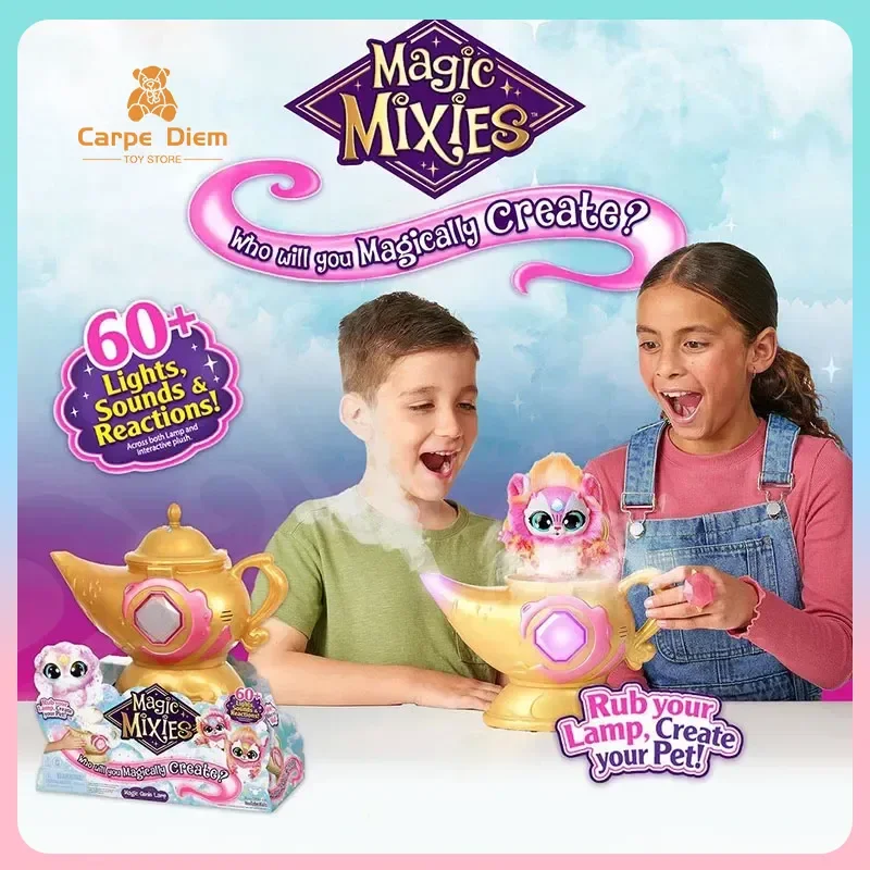 Оригинальная серия Magic Mixies Pixlings Shimmerverse, модная кукла, волшебный котел с запотеванием, хрустальный шар, лампа Джинна, подарок для ребенка Оригинальная серия Magic Mixies Pixlings Shimmerverse, модная кукла, волшебный котел с запотеванием, хрустальный шар, лампа Джинна, подарок для ребенка