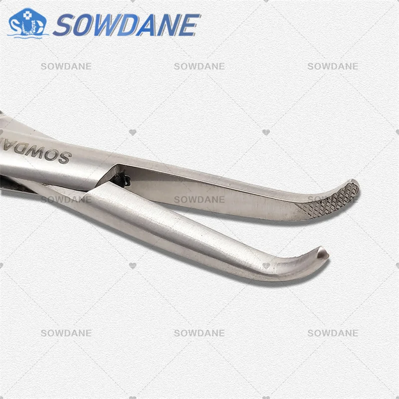 Long Handle Dental Orthodontic Lingual Cinch Back Weingart Plier 60 Degree Angled Dental Wire Bending Plier Forcep 16cm Length