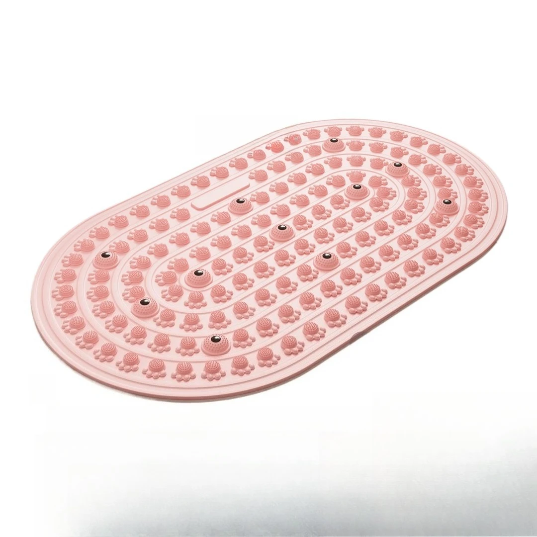 Real Soft Gel Reflexology Mat Foot Massage Pad Non Slip Indoor Ultra Slow Running Acupoint Stimulation Thin Home Fitness Tool