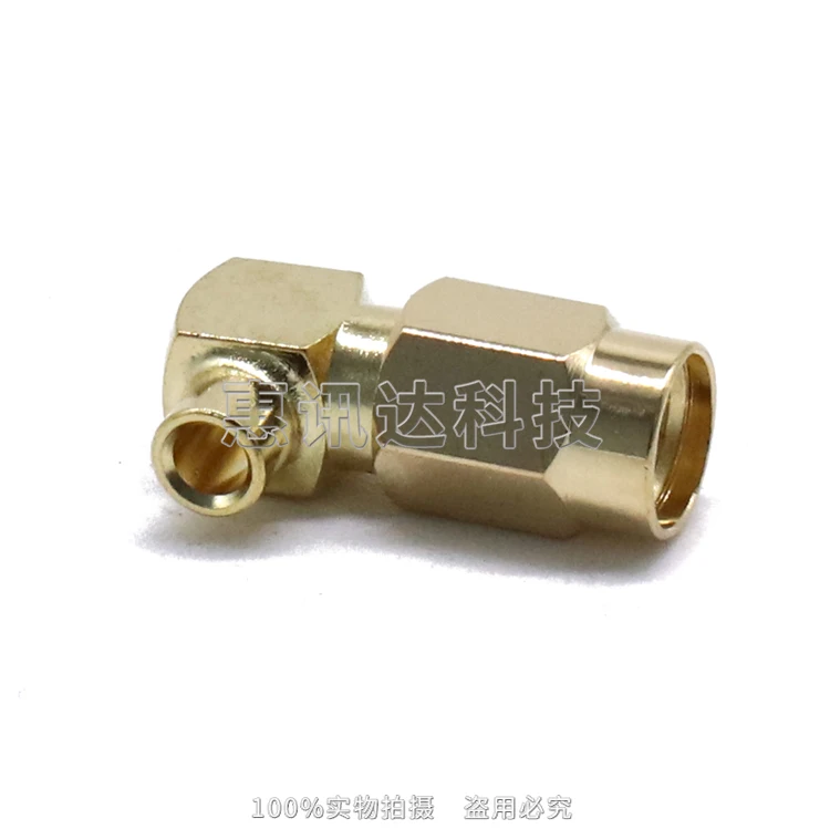 SSMA-JWB2 SSMA bent male welding SFX/SFT-50-2 semi-flexible semi-steel wire 086 connector