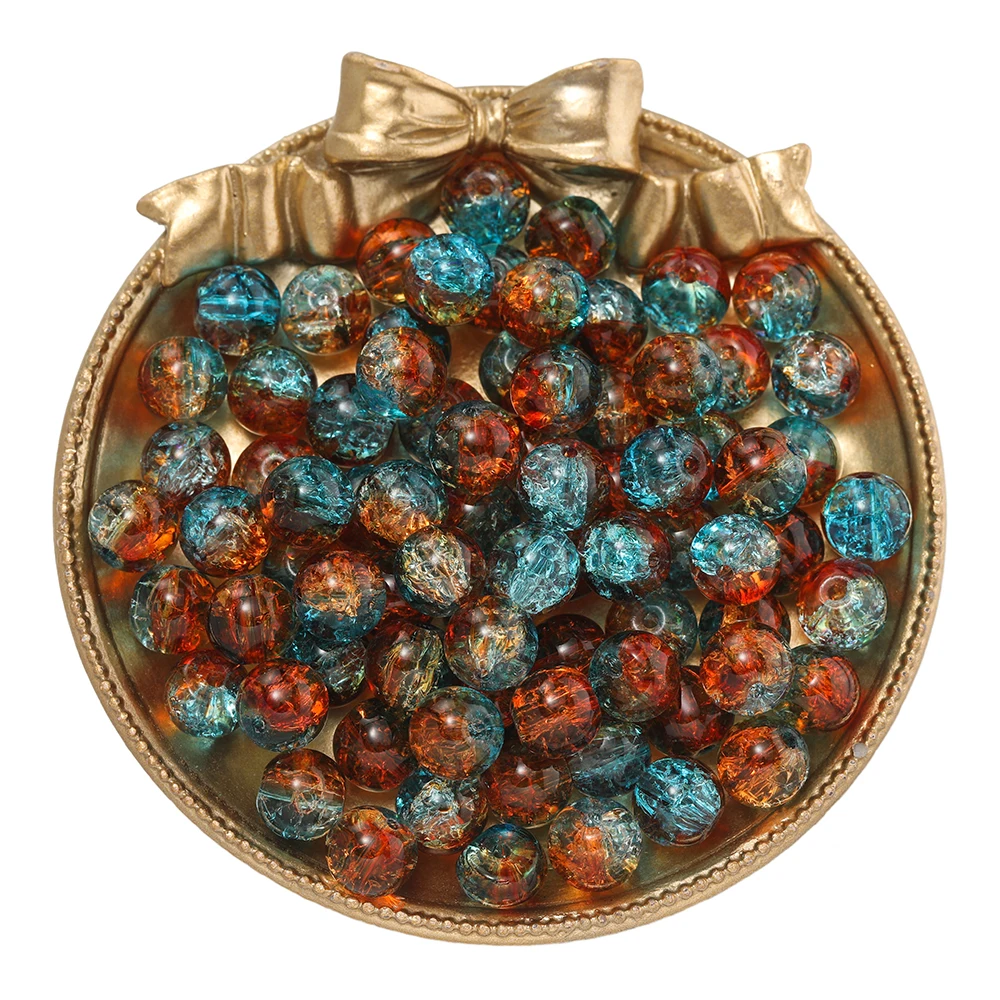 20-50 Uds. Cuentas De Cristal Craqueladas De 10Mm Cuentas Espaciadoras Sueltas Para Diy Pulsera De Cuentas Hecha A Mano Collar Pendientes Suministros De Joyería — -32%, $0.38 Coupon, from $0.79 – 32% descuento – €0.79