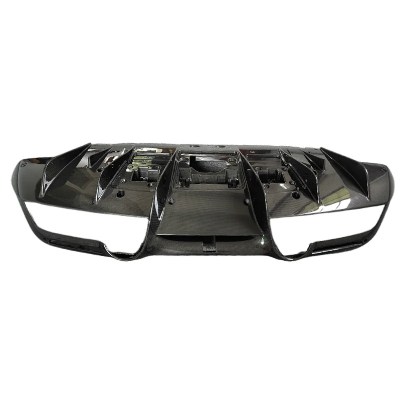 

N-style High-quality Dry Carbon Fiber Rear Diffuser for Ferrari F8 Tributo Spider Body Kit Front Bumper Factory Direct Sales