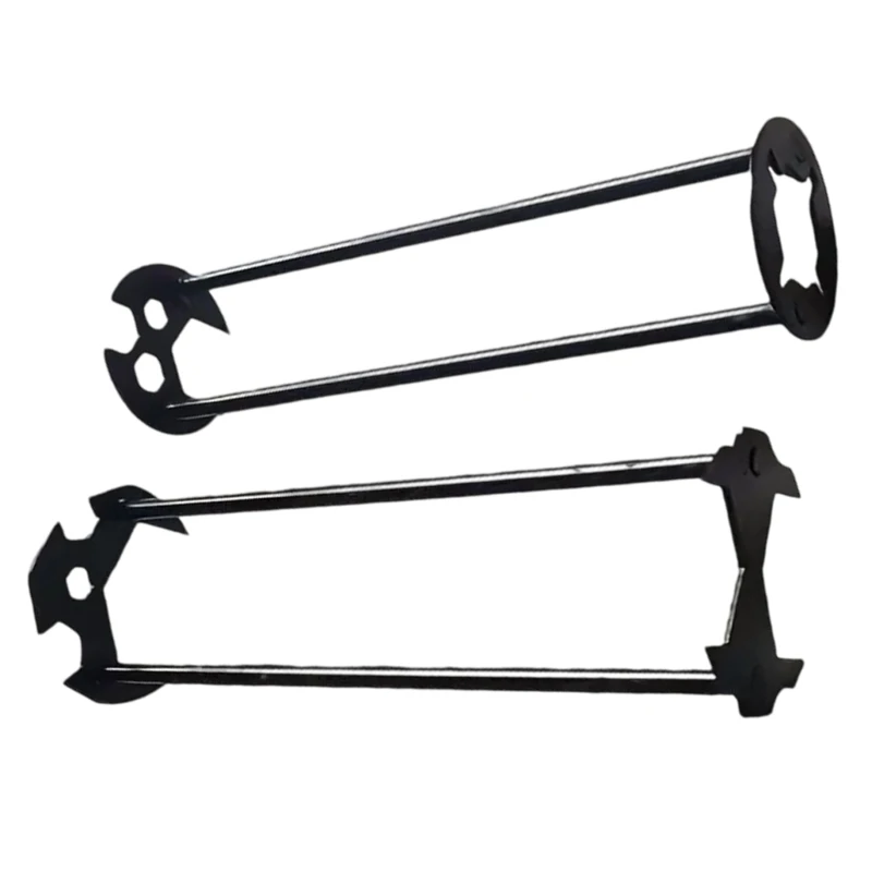  2PCS Water Tap Tool Set Carbon Steel Adjustable Spanner For Sink Plumbing