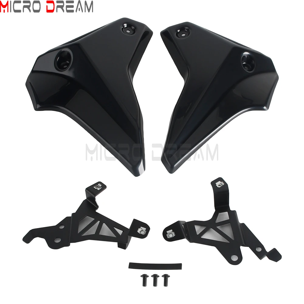 แผงปิดด้านข้าง ABS สำหรับมอเตอร์ไซค์ แผงปิดด้านข้าง ฝาครอบโครงด้านข้าง ป้องกันการกระแทก สำหรับ Yamaha MT09 SP MT-09 2024-2025