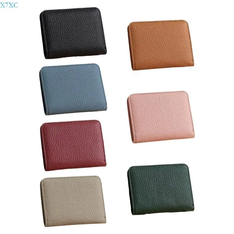 

X7XC Модный кошелек из искусственной кожи с блокировкой держателя карты Портмоне для повседневного использования