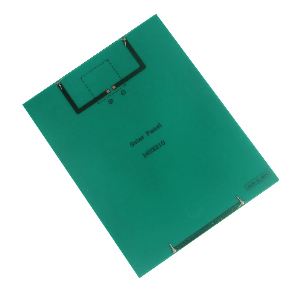 5W 5.2W 6V Solar Panel Epoxy Drop Gel Board Polycrystalline Solar Laminate 165x210mm