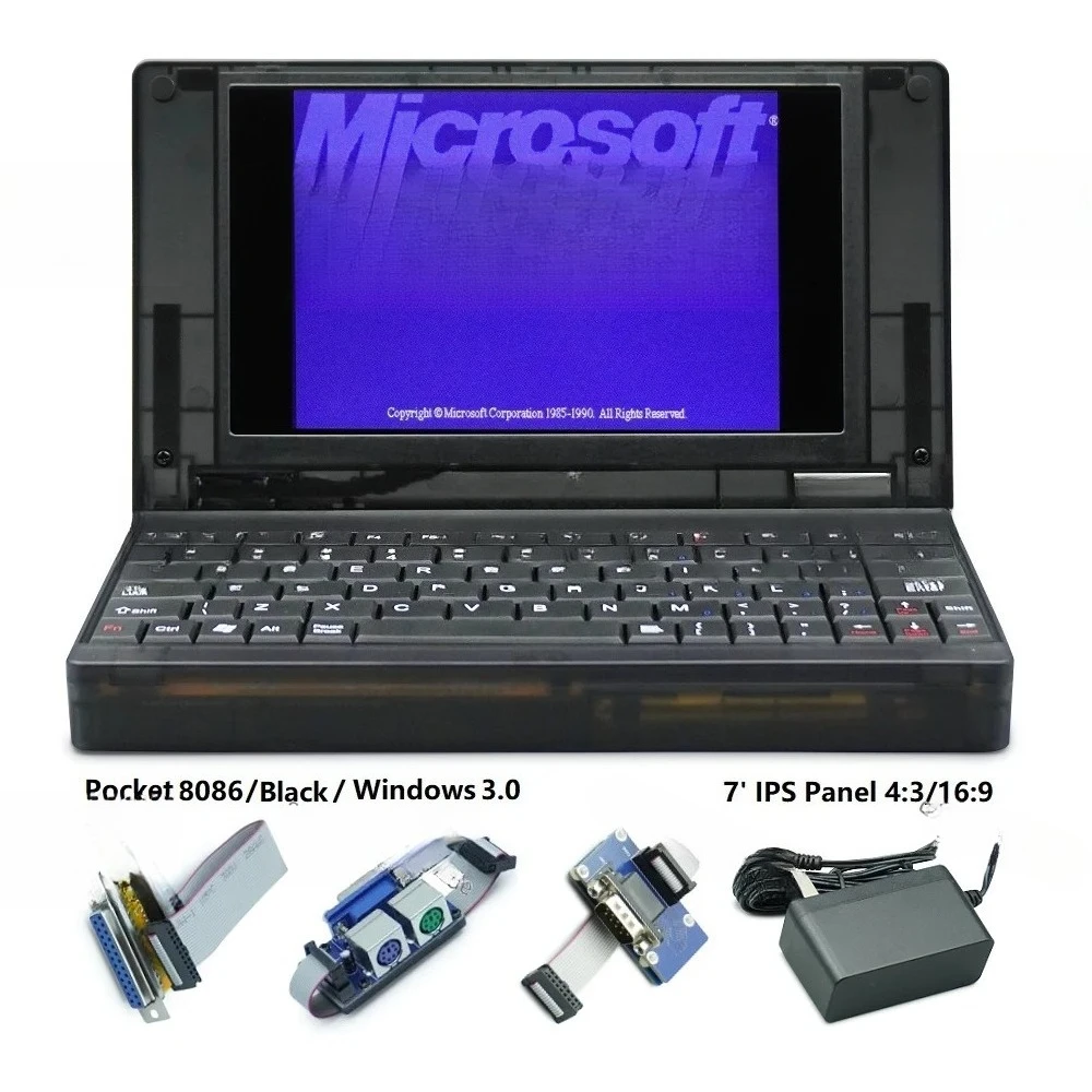 Pocket 8086 DOS Компьютер Windows3.0 8086CPU 8088CPU Ретро компьютер Pocket 8086 DOS Компьютер Windows3.0 8086CPU 8088CPU Ретро компьютер