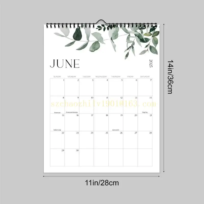 62KA 2025 Hanging Calendar Weekly Planner 2025 Wall Calendar School Year Calendar 18 Monthly Calendar School Calendar