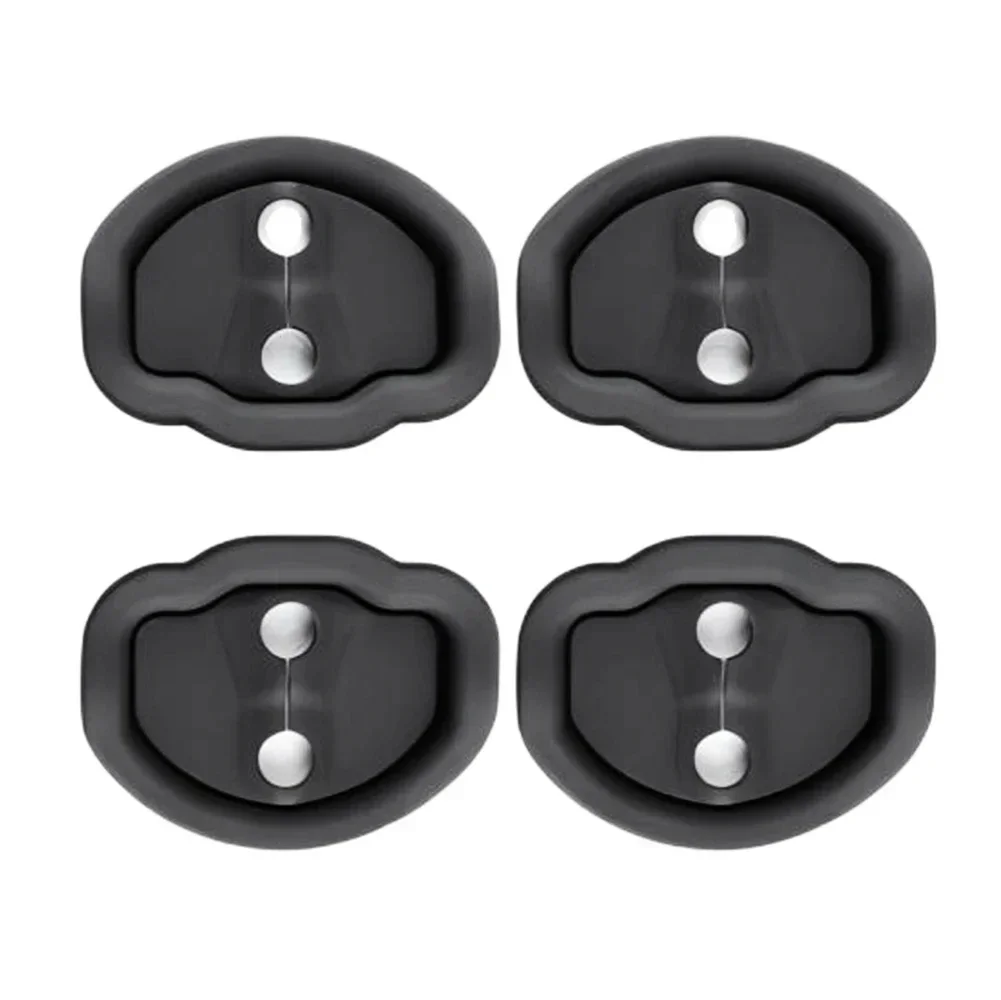 4pcs Car Door cuscino di smorzamento muto fibbia della serratura della porta in Silicone copertura protettiva Anti-collisione della portiera