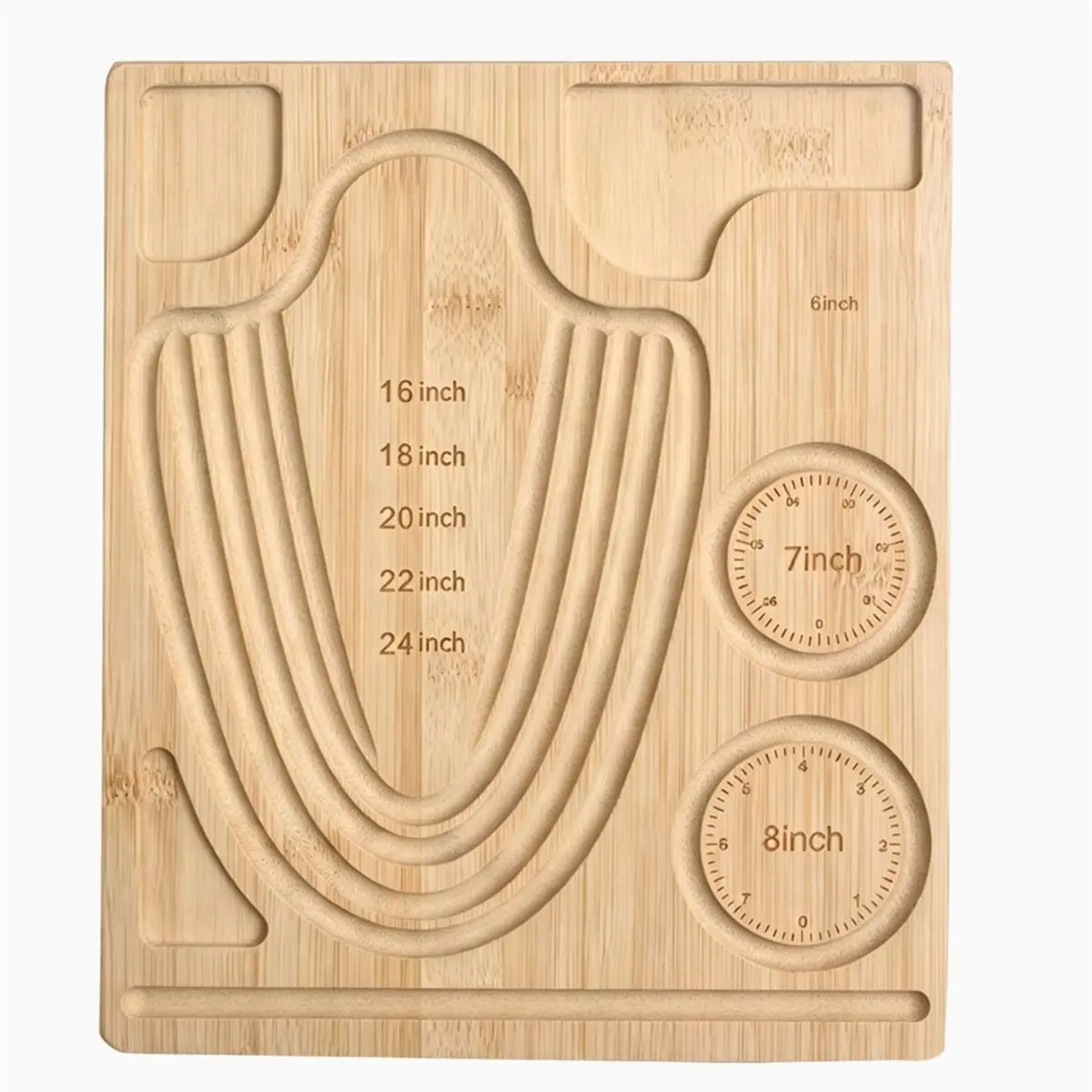A1660K Bead Board for Jewelry Making Beading Tray Mat for Bracelets Necklaces Crafts Portable Sizer SUMMER