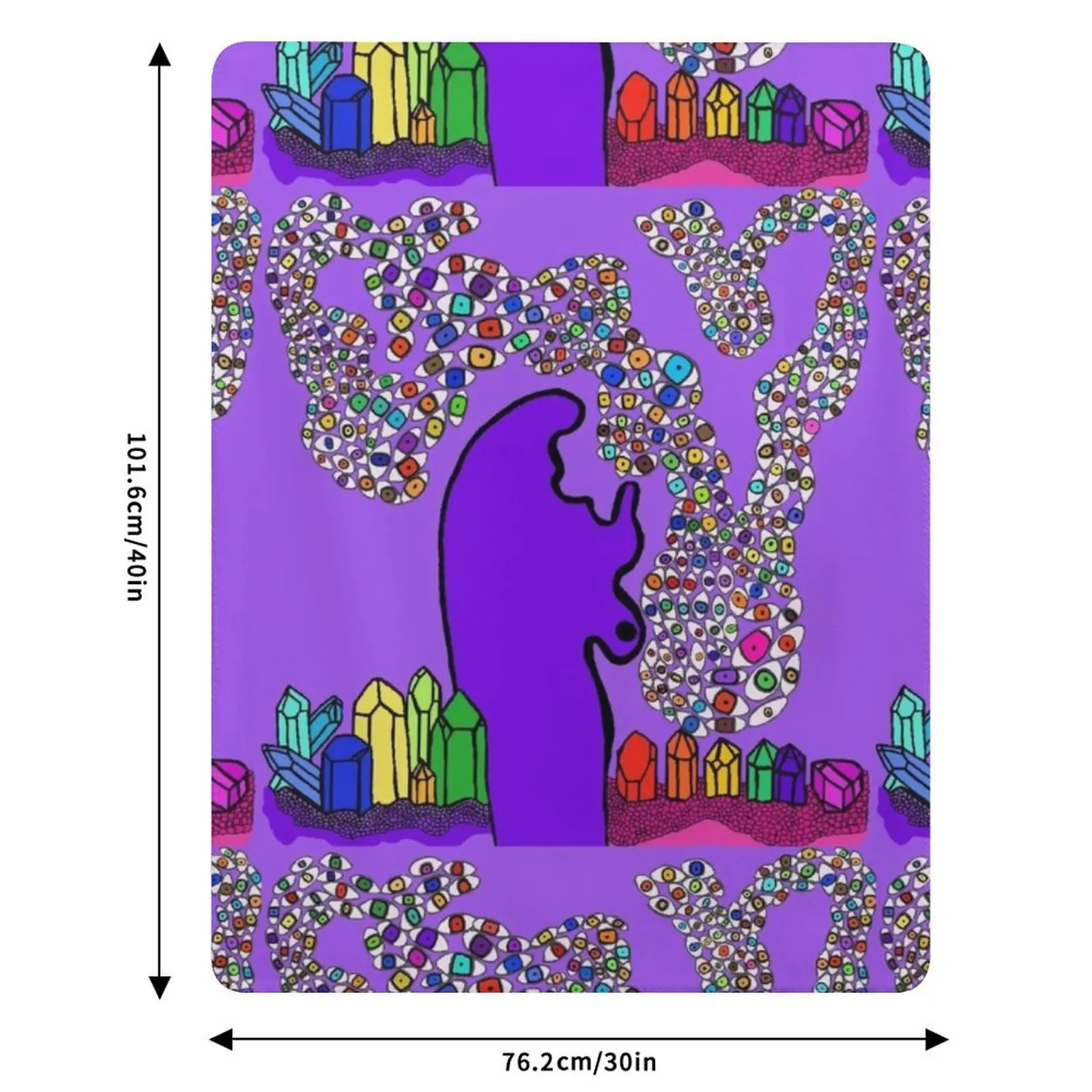 Doorway to the minds eye 2019 Throw Blanket Ultra Plush Cozy Blanket for Napping Sleeping