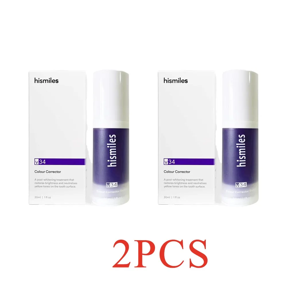 30ml V34 SmileKit Purple Toothpaste Removes Tartar Clean Oral Hygiene Fresh Breath Whitening Teeth Care Products