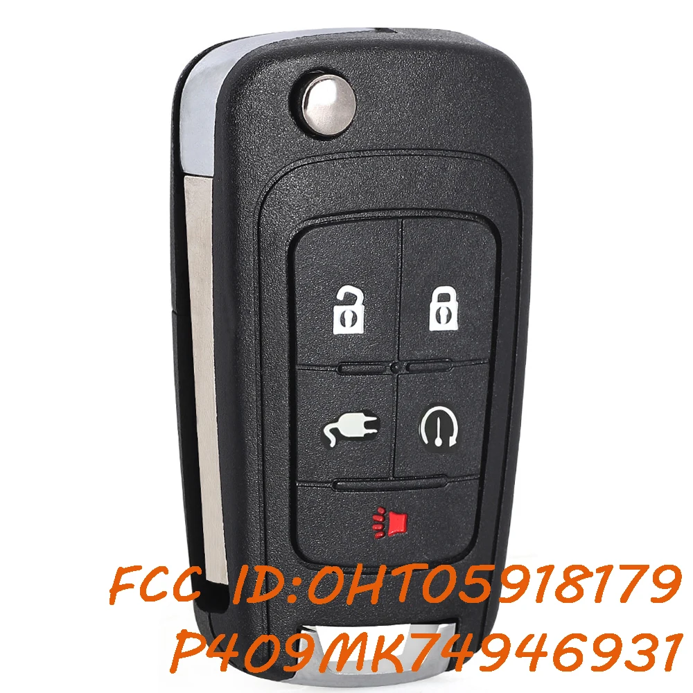 

KEYECU OHT05918179 P4O9MK74946931 Remote Key Fob for Chevrolet Volt 2011 2012 2013 2014 2015 22755321 22755323 22737534 315MHz