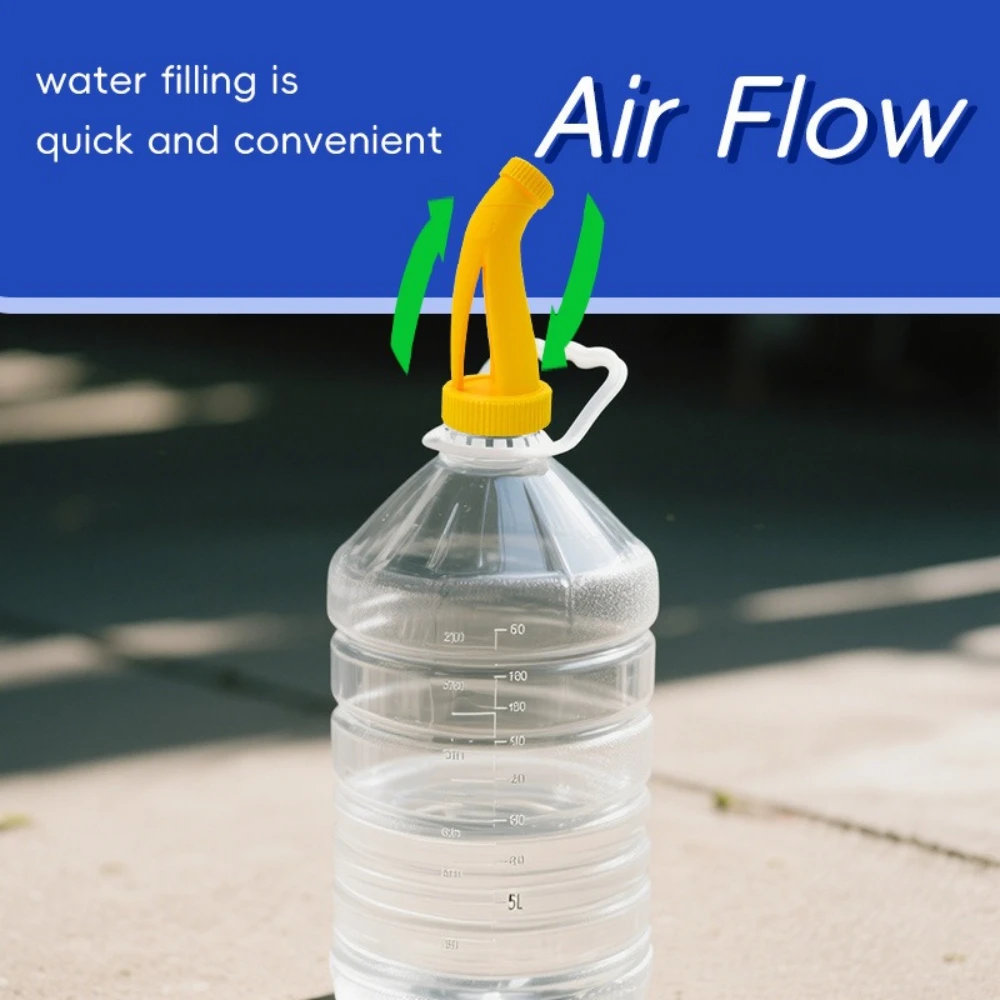 Canister Spout with Vent Ventilated Tank-type Nozzle for Smooth Continuous Pouring Garden Hose Nozzles Oil Water Nozzles