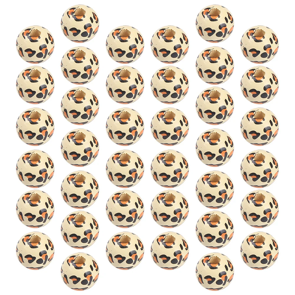 100Pcs High-Class Wood Beads Safe Durable DIY Craft Beads for Jewelry Making and Decorations Bracelet Making Accessories