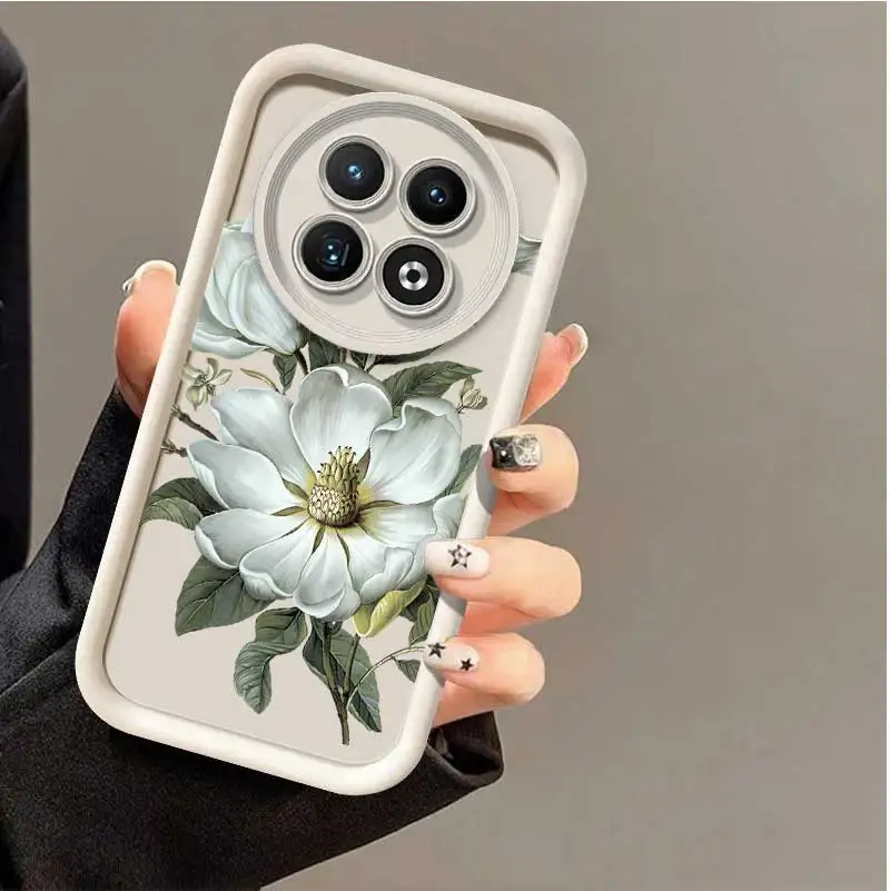 Realme12 Blooming White Flowers Sky Eye Ladder Phone Case For Realme 11 10 9i 9Pro 9i 9ProPlus 9 8i 8 8Pro 7i 7Pro 7 6 5 Cover
