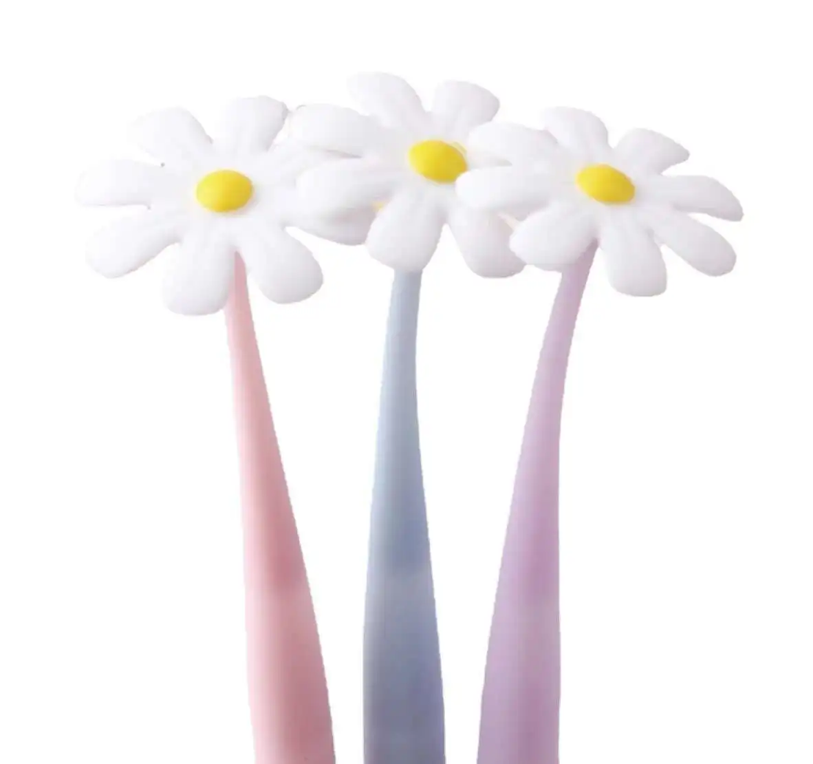 1-teiliger Lytwtw's süßer Kawaii kleiner Gänseblümchen-Stift für Büro, Schulbedarf, süßes Briefpapier, kreativ, hübsch, schön, weicher Gelstift – Detail 8