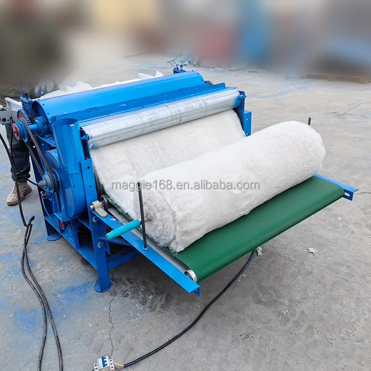 380V Small Carding Cotton Machine 30-40 Kg/h Sheep Wool Textile Carding Machine for Cotton Processing