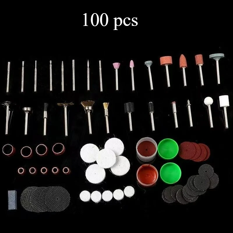 105/100Pcs Power Tool Accessories Set,   for Grinding, Polishing, Metal & Wood Carving, Drilling, Jewelry  Tools