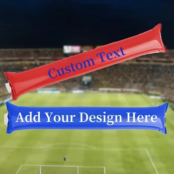 Custom 50pcs inflatable clapper cheering stick inflatable tube balloon clapper cheering stick noise maker balloon concert party