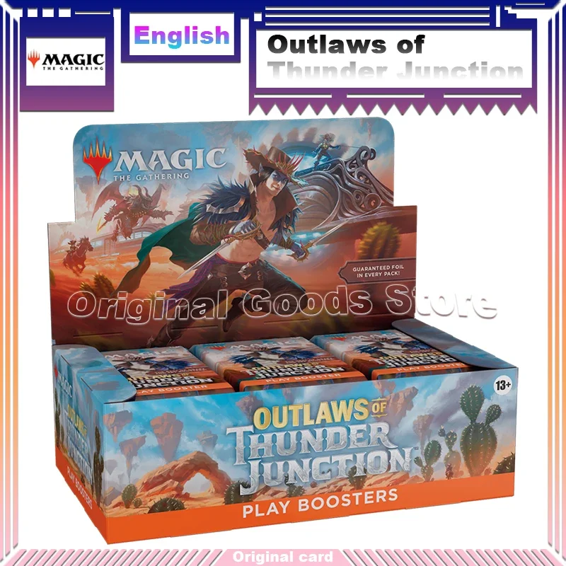 Original Magic The Gathering Outlaws of Thunder Junction Card English Play Booster Box Collection Trading Cards Children Gifts