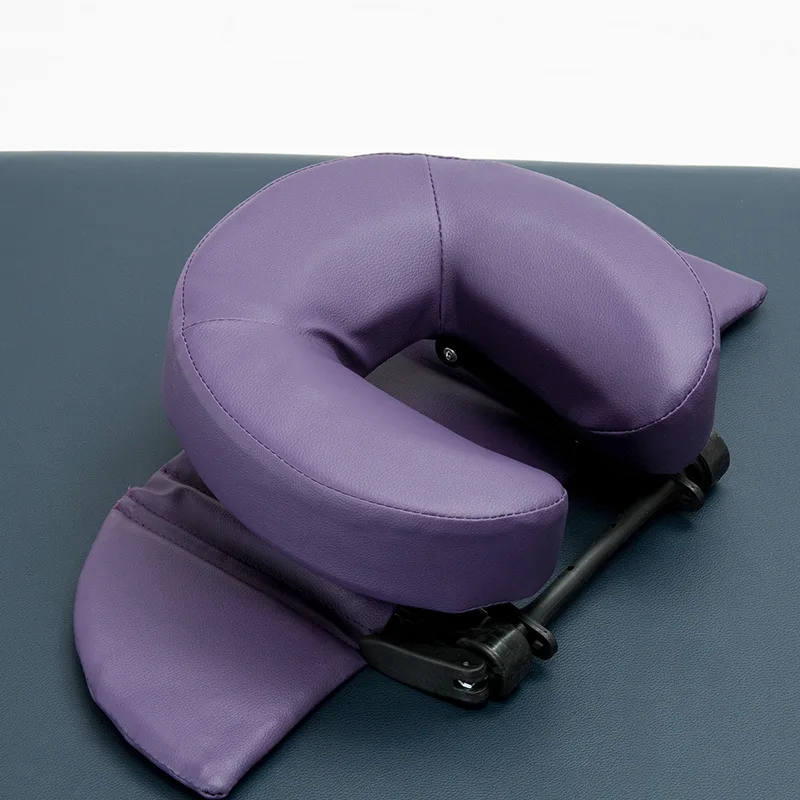 Compact Massage U shaped Table Face Cradle Headrest Platform Self-Adjusting Face Down Cradle Cushion Pillow Replacement