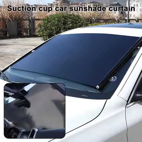 Car Roller Blinds Suction Cup Car Window Sunshade Blinds Heat Insulation Sunshade For Caravan Off-Road Household windows